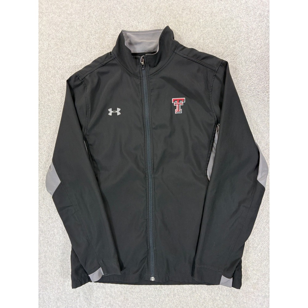 Texas Tech Red Raiders Under Armour  Stitched Campus Jacket (Men's Medium) Black